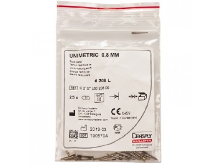 Штифты титановые Юниметрик - Unimetric 208L