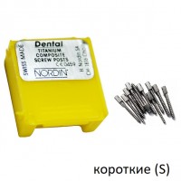 Штифты титановые короткие S, 6 шт.