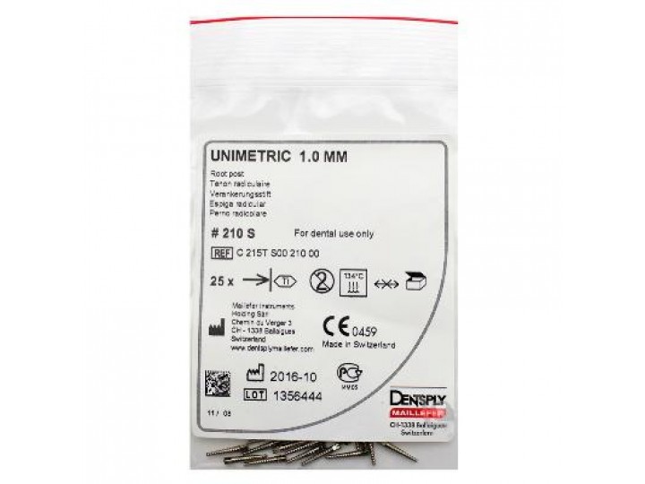 Штифты титановые Юниметрик - Unimetric 210S