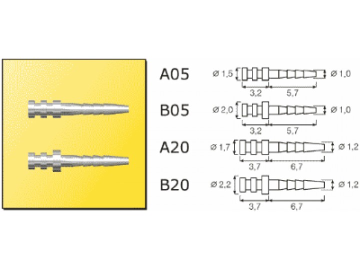 Штифты титановые эндоканальные IKT-A05-V