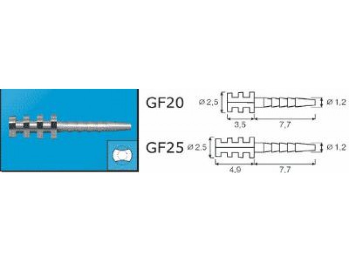 Штифты титановые анкерные IKT-GF20-V Штифты титановые анкерные IKT-GF20-V