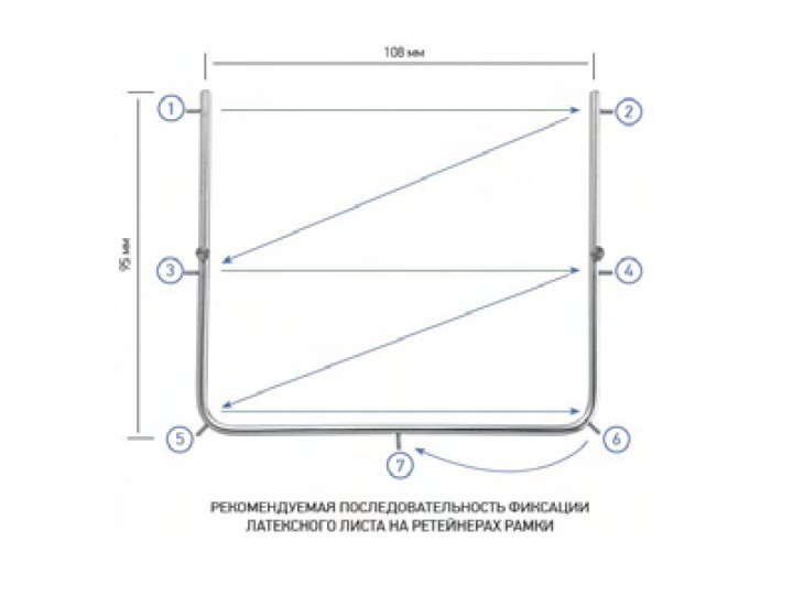 Рамка для раббердама Dentech