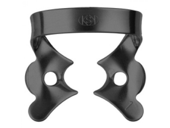 Кламп с черным покрытием № 1-B Dentech