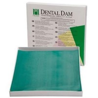 Платки латексные Dental Dam List Medium Hygenic зеленые