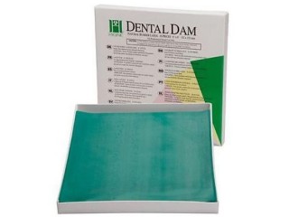 Платки латексные Dental Dam List Medium Hygenic зеленые