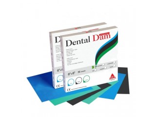 Листы для коффердама DENTAL DAM-Black Medium Mint