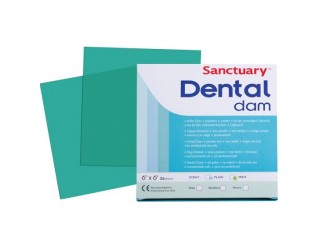 Листы для коффердама латексные Sanctuary Powder Free Latex Dental dam