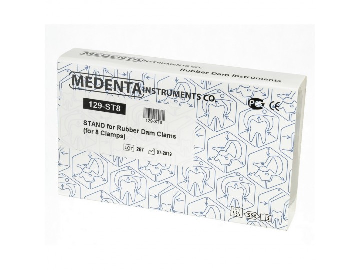 Подставка для 8 кламмеров Раббер Дам 129-П08 Medenta