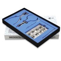 Комплект Раббер Дам Set 8 креплений + 4 инструмента