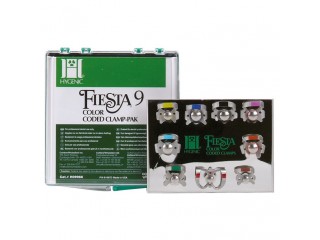 Набор цветокодированных бескрылых кламмеров Fiesta 9