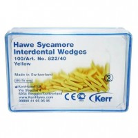 822/40 клинья деревянные желтые Kerr Hawe