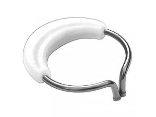 Кольцо фиксирующее ТОР-1.099с с белой силиконовой накладкой.