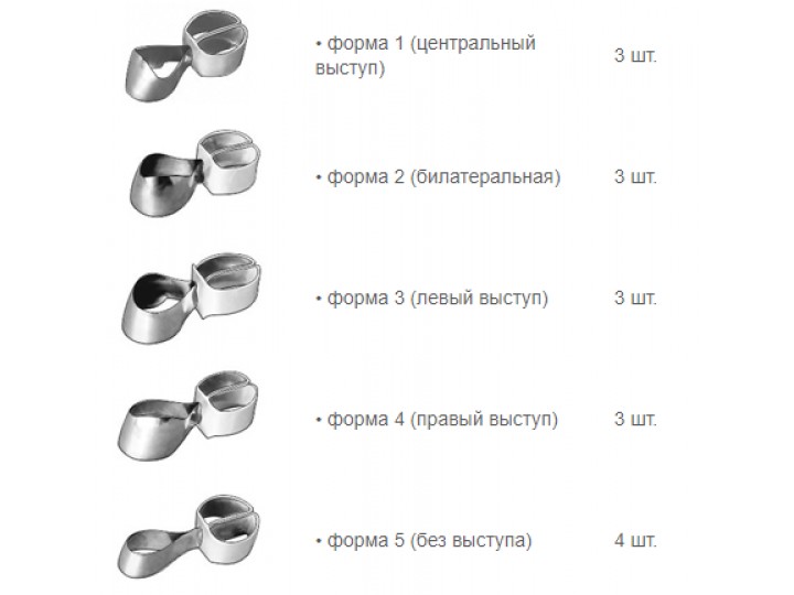 Набор контурных металлических матриц 1.540