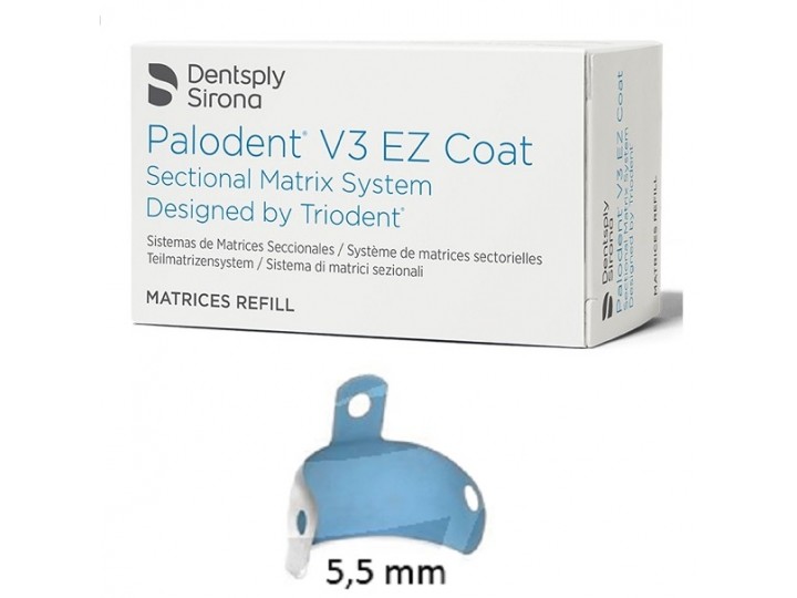 Palodent V3 EZ-Coat Matrices - матрицы 5,5мм (659630v)