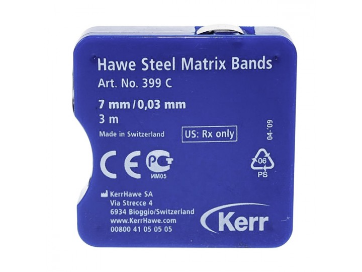 Матрица стальная в рулоне Hawe Steel Matrix Bands Extra thin 399C