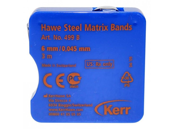 Матрица стальная в рулоне Hawe Steel Matrix Bands 499B