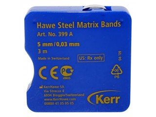 Матрица стальная в рулоне Hawe Steel Matrix Bands Extra thin 399A