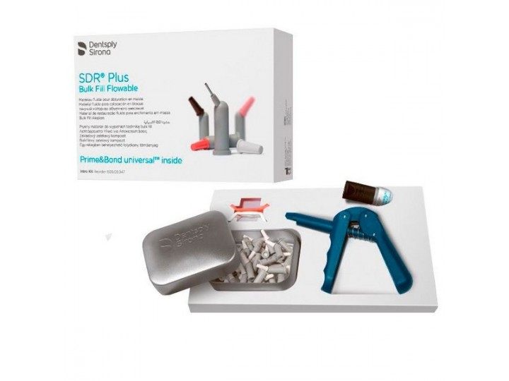 СДР Плюс малый набор 45 к - SDR Plus Bulk Fill Flowable Intro Kit, 60603047,Dentsply