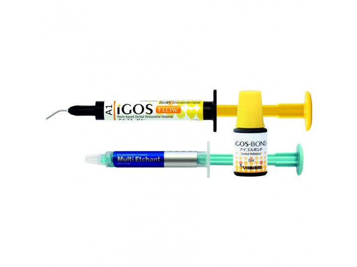 АйГОС Флоу - iGOS Flow (1,5мл), с бондингом iGOS-Bond (5мл) и гелем для травления Multi Etchant (2мл)