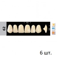 Зубы Super Lux 62 фронтальный верх, 6 шт.