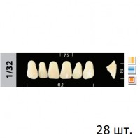 Зубы Super Lux 1/32 полный гарнитур, 28 шт.
