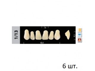 Зубы Super Lux 1/13 фронтальный верх