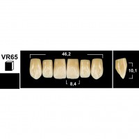 Зубы Tribos VR65 фронтальные верхние