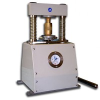 Пресс гидравлический для штамповки и обжатия кювет (ручной насос)