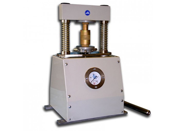 Пресс гидравлический для штамповки и обжатия кювет (ручной насос)