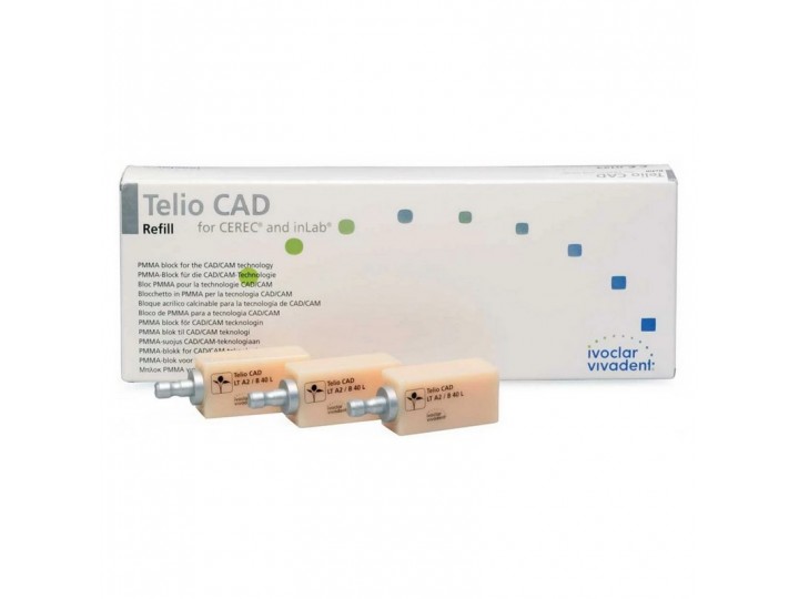 Блоки Telio CAD CEREC/inLab LT B40 L 9 шт