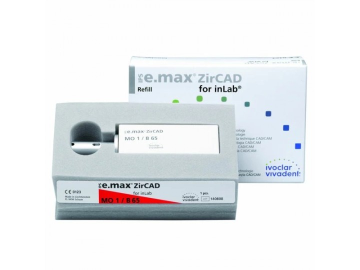 Циркониевые блоки IPS e.max ZirCAD for InLab MO B65 1 шт