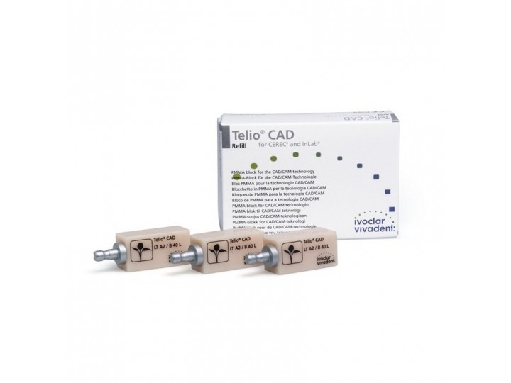 Блоки Telio CAD CEREC/inLab LT B40 L 3 шт