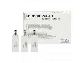 Блоки IPS e.max ZirCAD CER/in.LT BL B45, 3 шт
