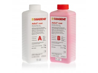 Силикон Adisil pink 1:1 2х1 кг (твердость по Шору >24)