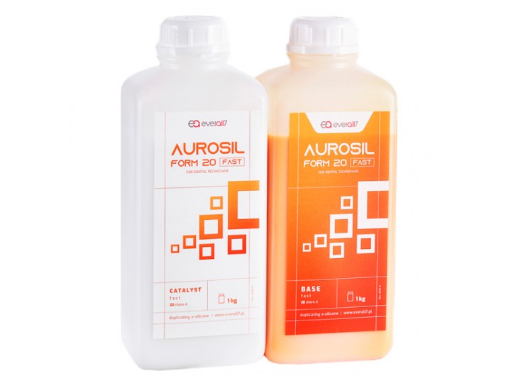 Ауросил Форм 20 Фаст/ Aurosil Form Силикон для дублирования 1кг+1кг