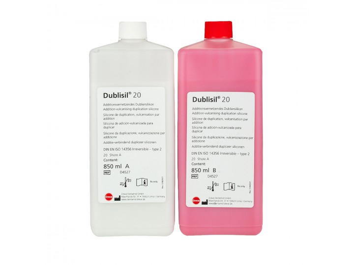Зуботехнический силикон DUBLISIL-20, уп.2x850мл