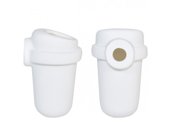 Тигель керамический Дегусса с крышкой