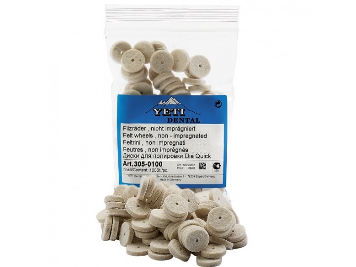 Диски полировочные без пропитки, 100 шт.