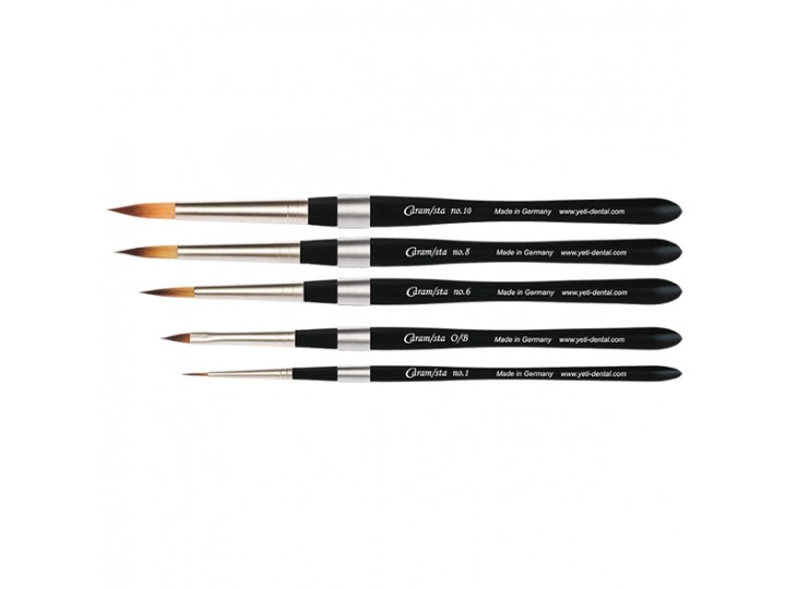 Набор кисточек для керамики набор Caramista