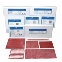 Ретенции с круглыми отверстиями с каймой восковые, 25 шт