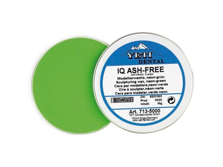 Воск моделировочный IQ Ash-free, жестяная банка 45 г.