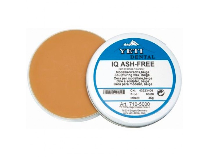 Воск моделировочный IQ Ash-free, жестяная банка 45 г.