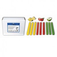 Воск для регистрации прикуса, бруски, клубника 490 г, 52 шт.